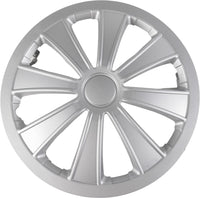Set copricerchi auto grigio imola 13'' 4 pezzi in ABS