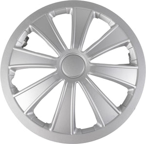 Set copricerchi auto grigio imola 13'' 4 pezzi in ABS