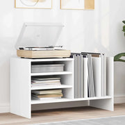 Mobile porta vinili Bianco 78.5 x 35 x 45 cm Legno multistrato