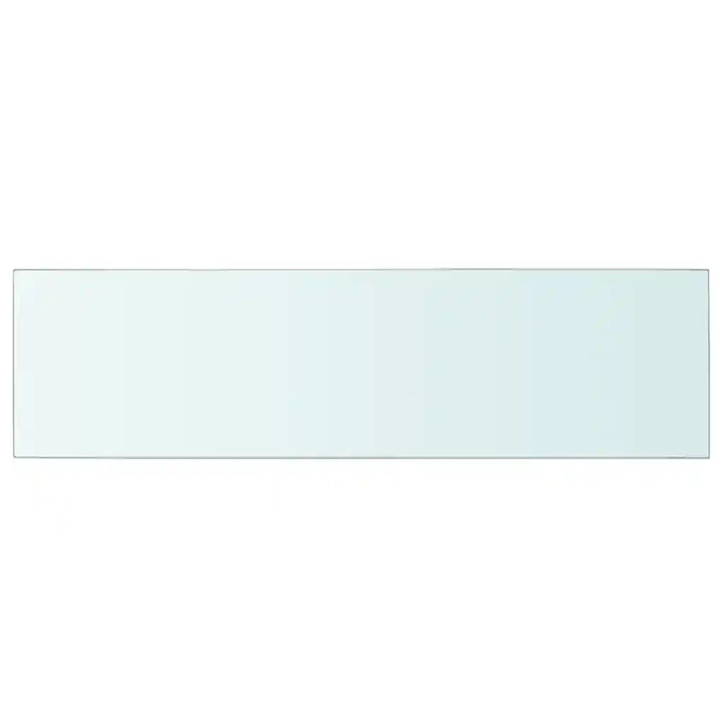 2 pz Mensole | Ripiano | Scaffale in Vetro Trasparente 90x25 cm