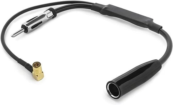 Adattatore antenne per segnale DAB+ splitter con connettore SMB e plug DIN