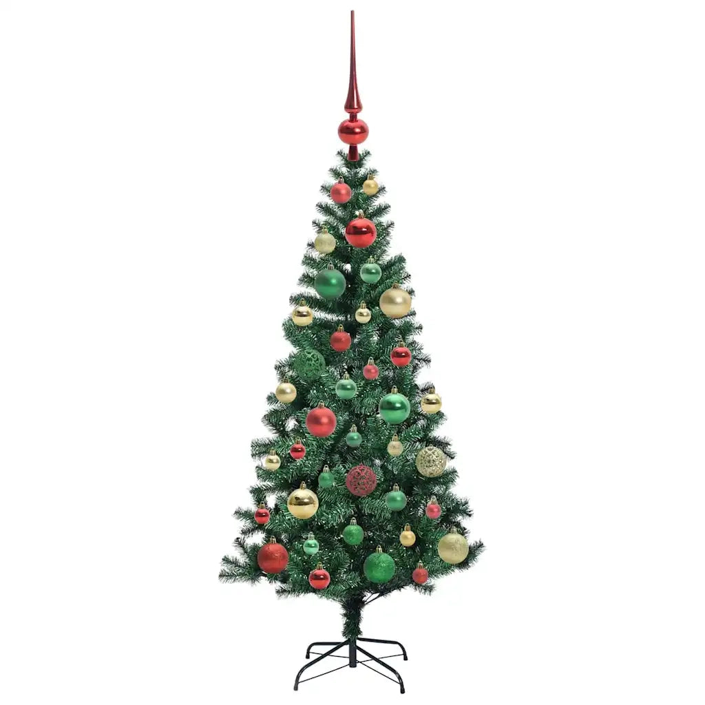 Albero di Natale artificiale con luci integrate Verde 120 cm 3396744