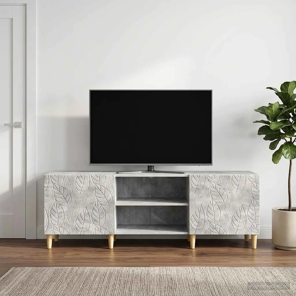 Mobile TV 150 x 31 x 50 cm Grigio Cemento Legno ingegnerizzato 895148