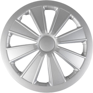 Set copricerchi auto grigio imola 14'' 4 pezzi in ABS