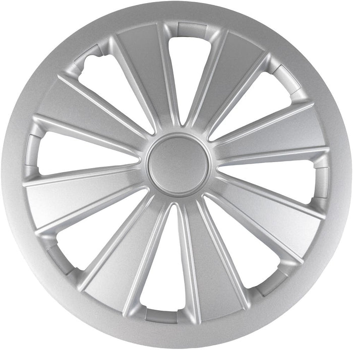 Set copricerchi auto grigio imola 14'' 4 pezzi in ABS