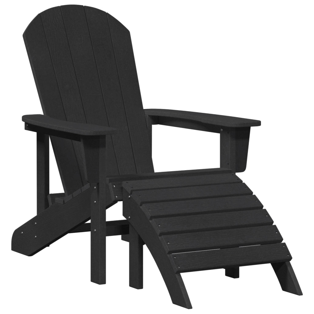 Set da Giardino Black HDPE 3 Pezzi