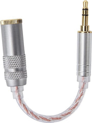 Adattatore Cavo Headset - Conversore Stereo per Cavi di Testa Bilanciati per HiFiman ZX300A (35 mm stereo a 44 mm bilanciato)