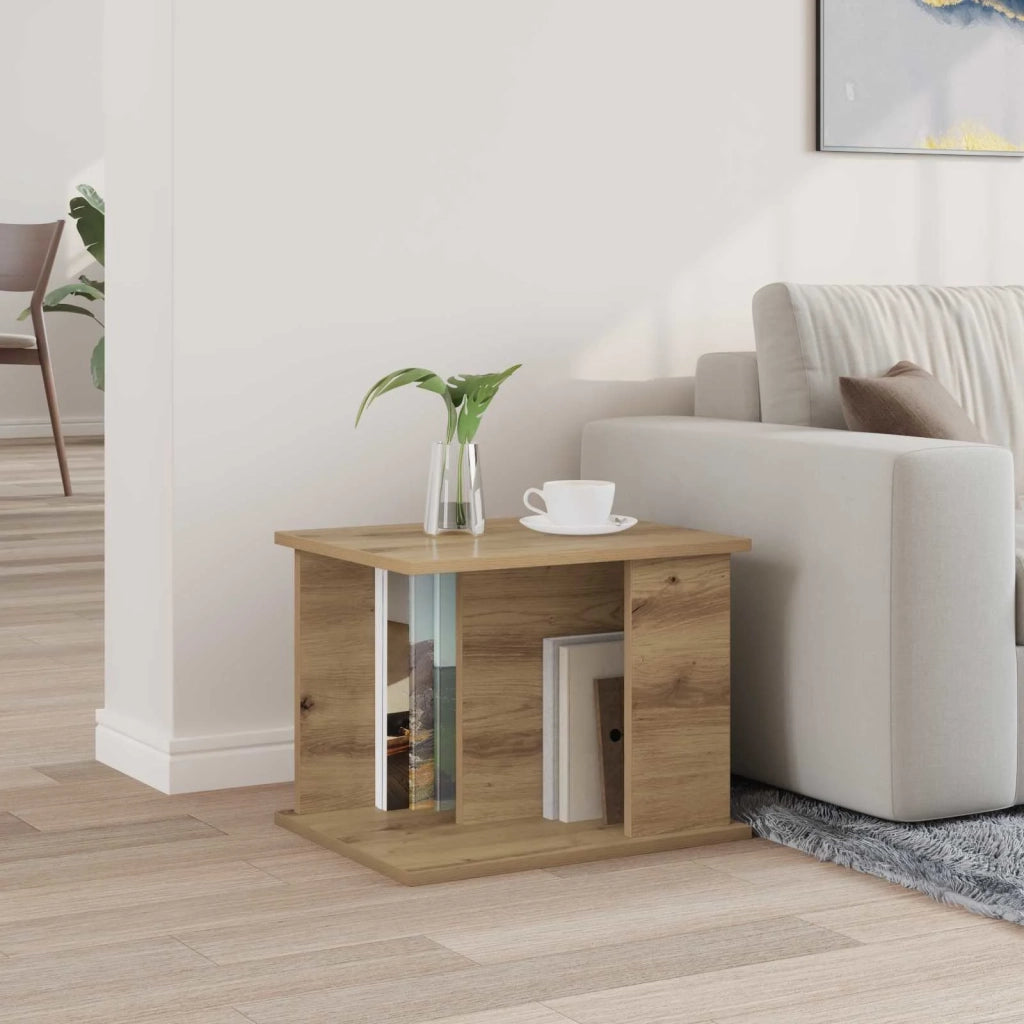 Scaffale per riviste Rovere artigianale 35 x 35 x 45 cm