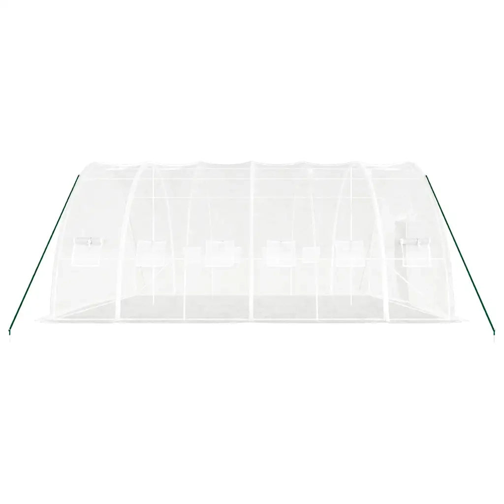 Serra con Telaio in Acciaio Bianco 36 m² 6x6x2,85 m 3188117