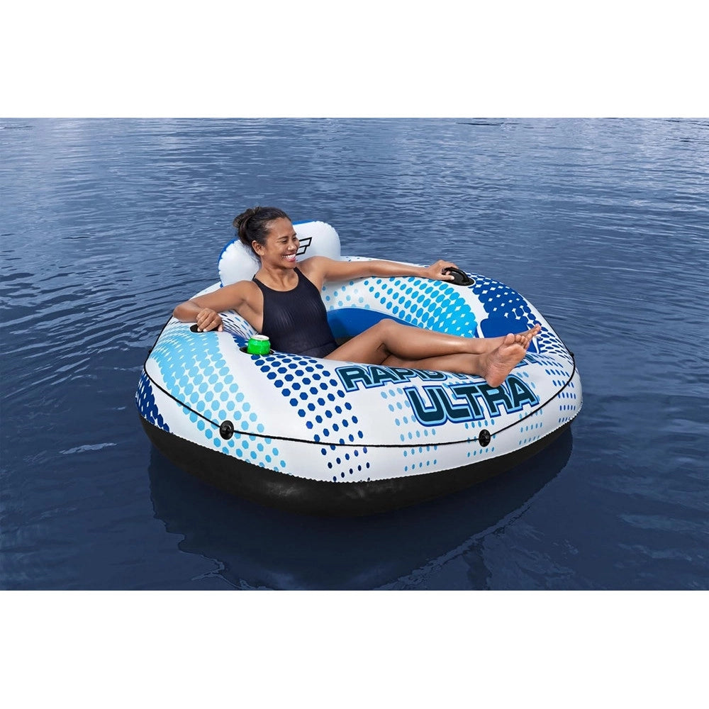 Trade Shop - Poltrona Rapid Rider Ultra Gonfiabile Con Maniglie Portabicchiere Refrigeratore 43726 -