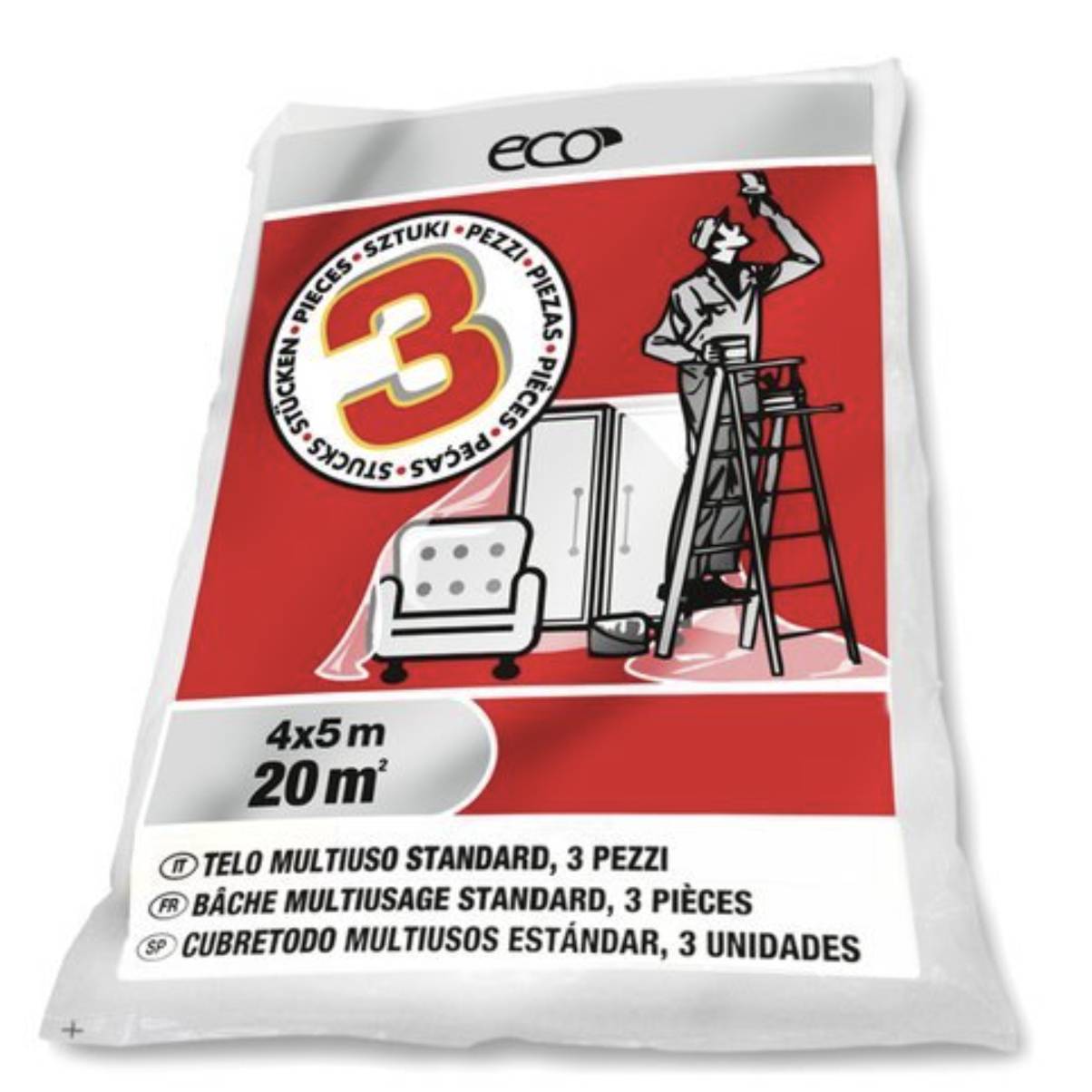 SET 3 TELI PROTEZIONE MT.4X5