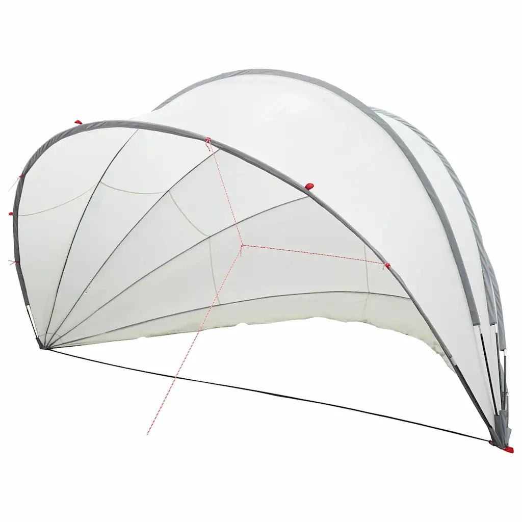 Dome Piscina Grigio e arancione 546 x 516 x 250 cm
