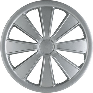 Set copricerchi auto grigio imola 15'' 4 pezzi in ABS