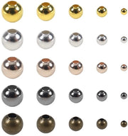 Tessere di Connettore 2700 pezzo - Metallo - Circolare - 2/3/4/5/6 mm - Argento/Oro/Nero/Bronzo/Rosso Oro - Per Creare Gioielli - Gioielleria Tessere
