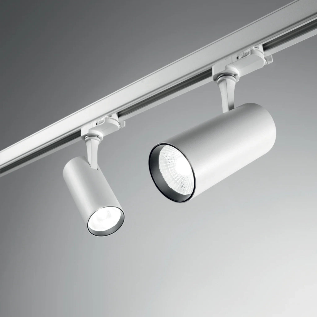 Faretto Su Binario Fox 1 Luce Led Integrato Nero 15W Ip20
