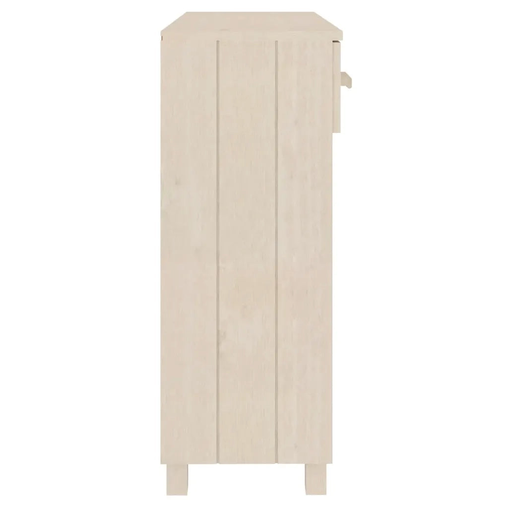 Consolle | Tavolo d'Ingresso HAMAR ambra 90x35x90 cm in Legno Massello di Pino