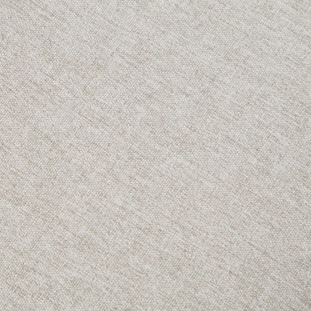 DIVANO ANGOLARE MODULARE 166 x 118 x 77 cm Tessuto misto cotone-lino Beige Grigio/Bianco