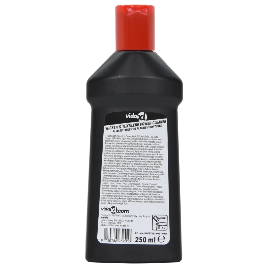 Detergente per Mobili da Esterno in Rattan e Textilene 250 ml 45697