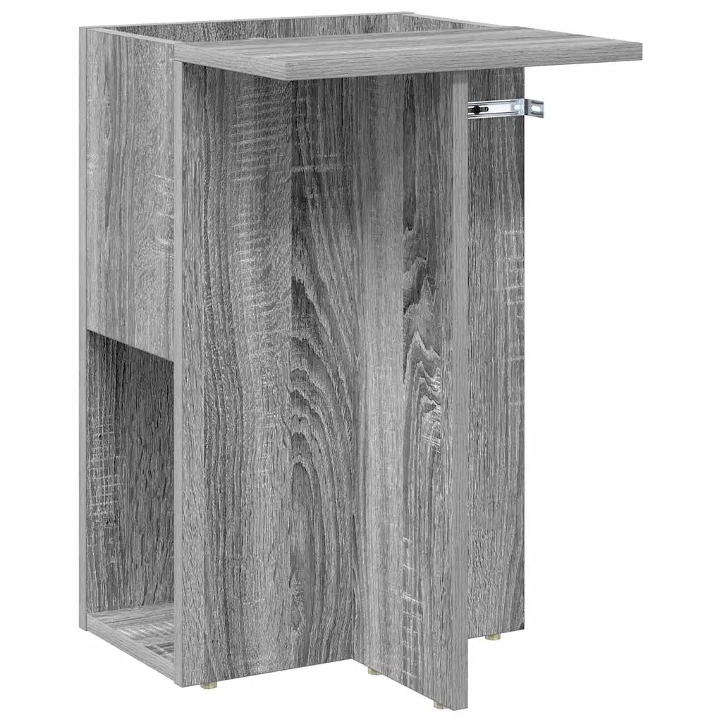 Tavolino Grigio Sonoma 35 x 40 x 55 cm Legno multistrato 891101
