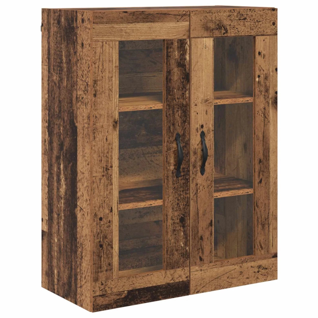 Credenza | Madia | Buffet da pranzo | Armadio da pranzo Legno vecchio 69,5 x 34 x 180 cm Legno multistrato