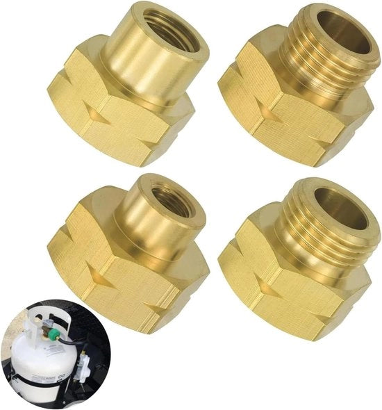 Adattatore per gas per bombole con adattatore per bombole