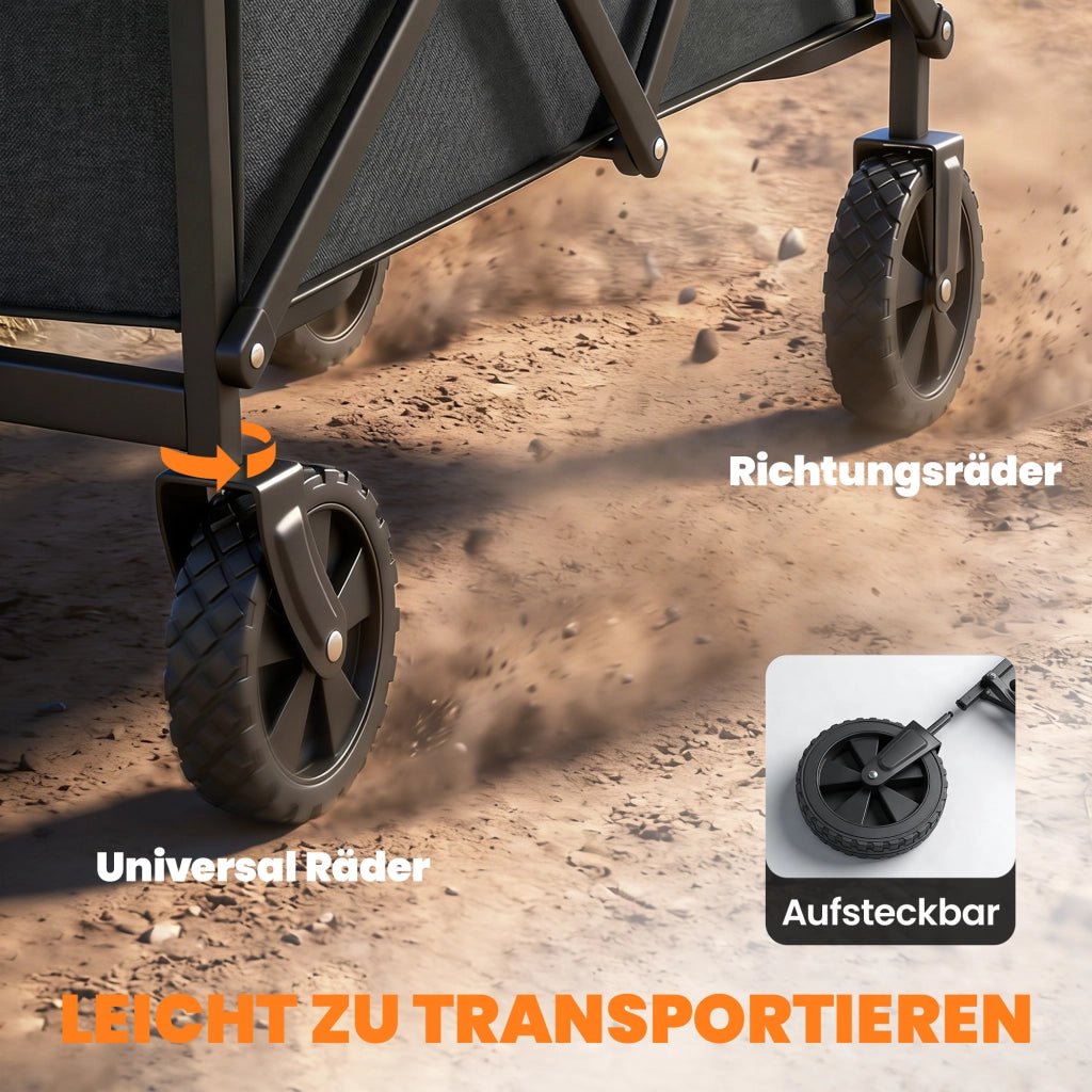 Carrello Pieghevole ¨C Zephmum ¨C Nero 68 kg