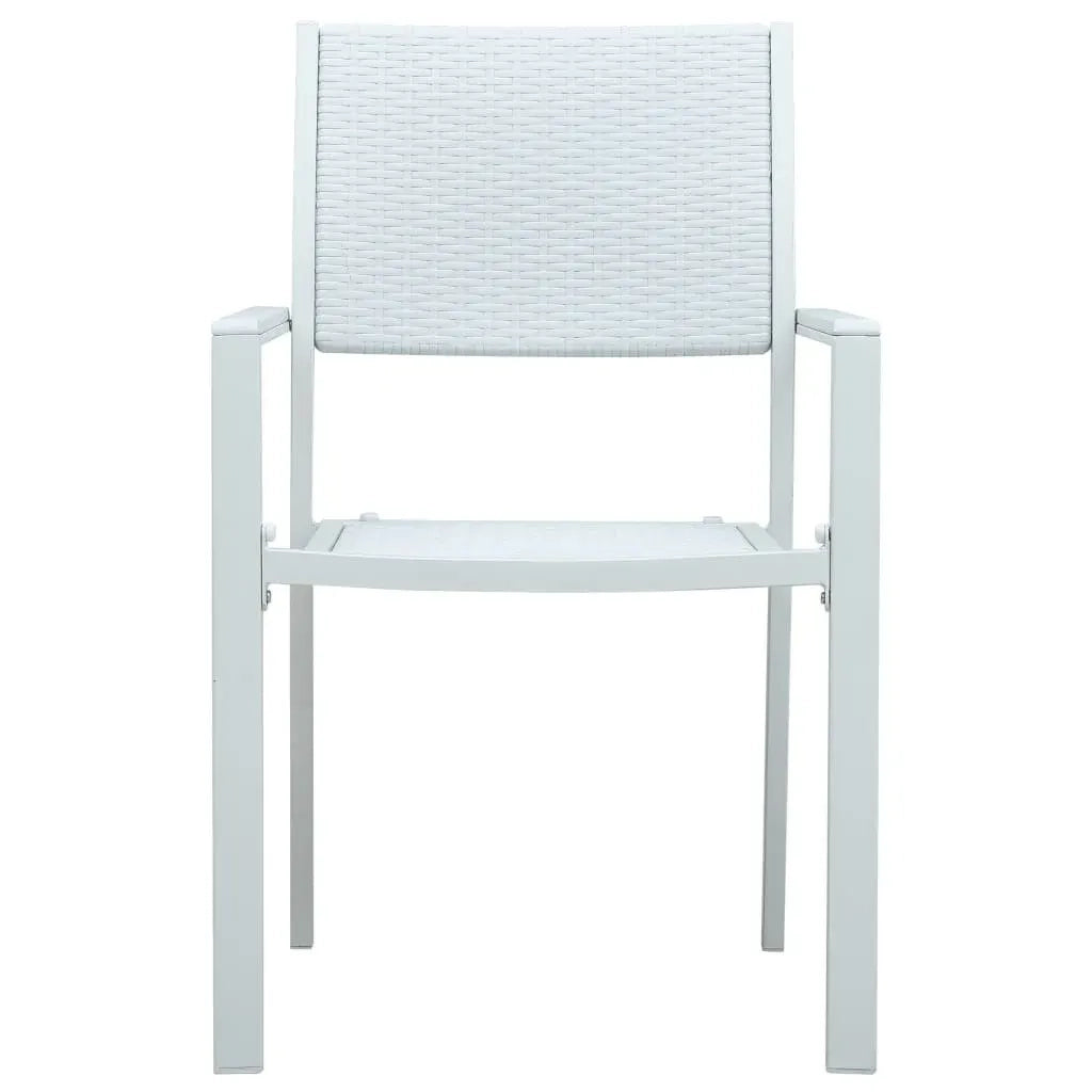 Set Mobili da Pranzo per Giardino 5 pz Bianco cod mxl 34775