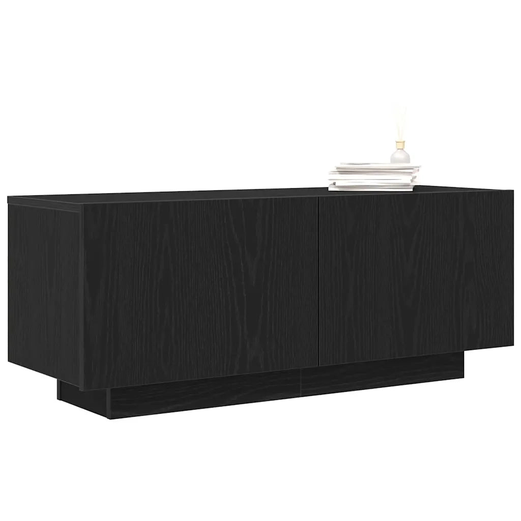 Mobile TV 100 x 35 x 40 cm Rovere Nero Legno ingegnerizzato 3333066