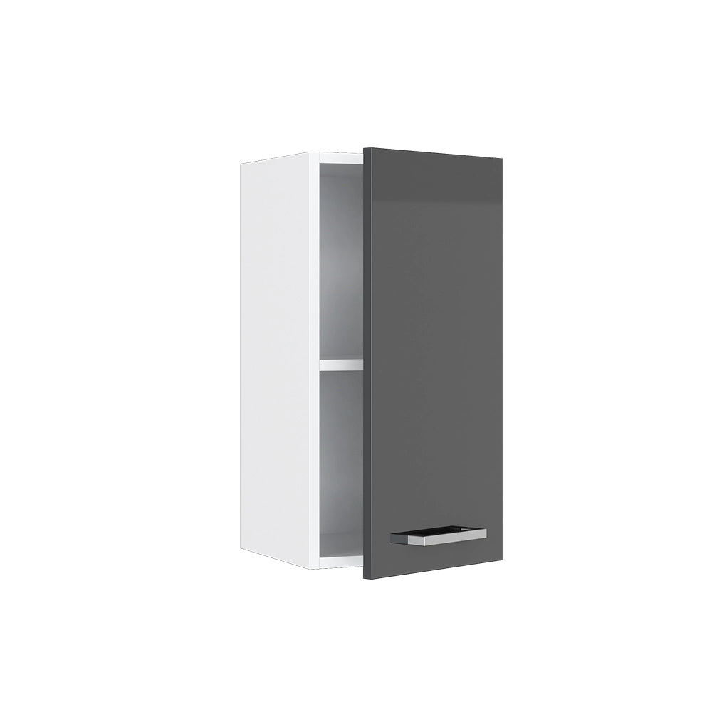 Vicco Pensile da cucina Antracite lucido 30 cm