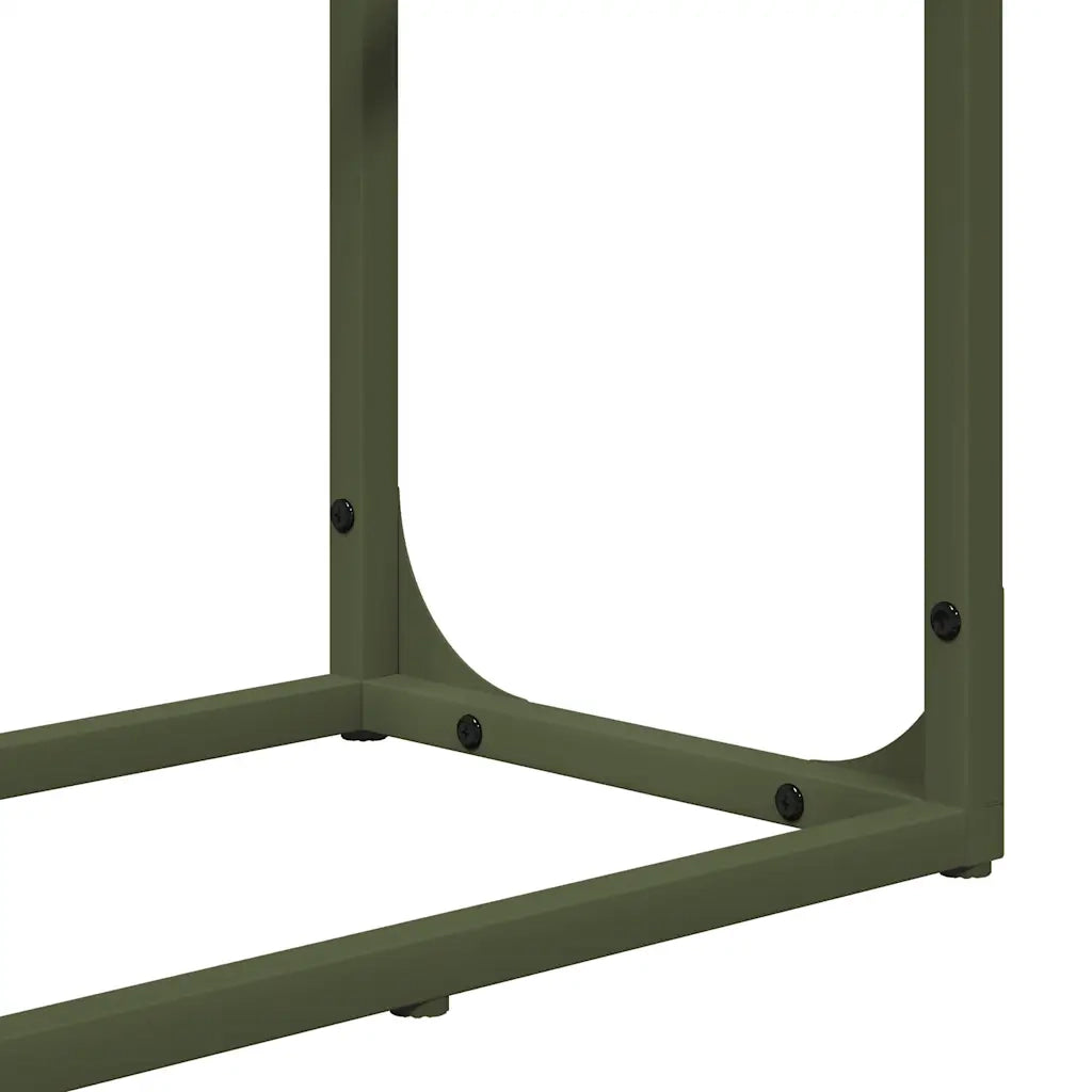 Rastrelliera per Legna da Ardere Verde Oliva 60x25x100 cm 864330