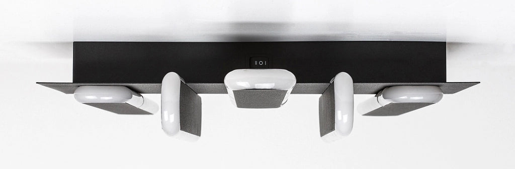 Plafoniera LED Sindri moderna nera 36W 3000-4000K Rabalux