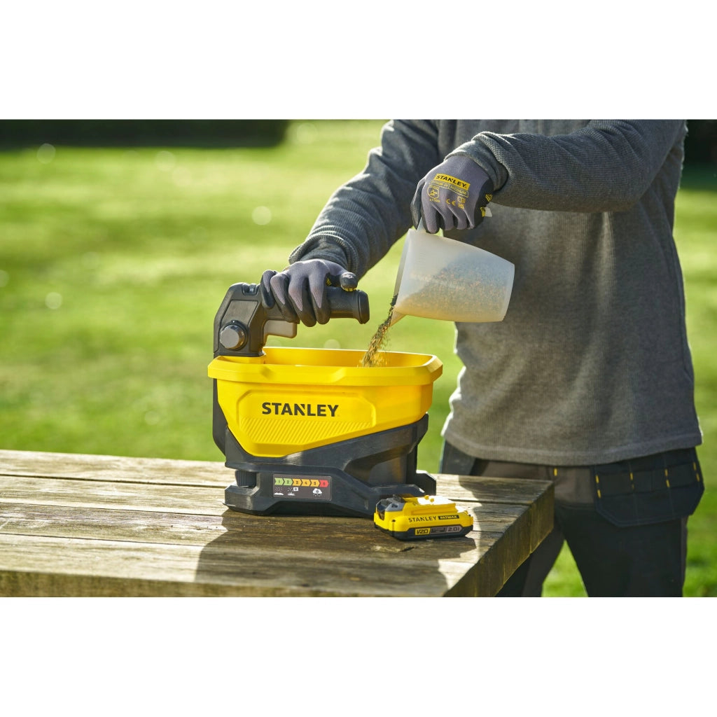 Spargisale / Spargisemi Stanley FATMAX V20 STCOE300B-XJ 18V – Spargitore a Batteria Portatile