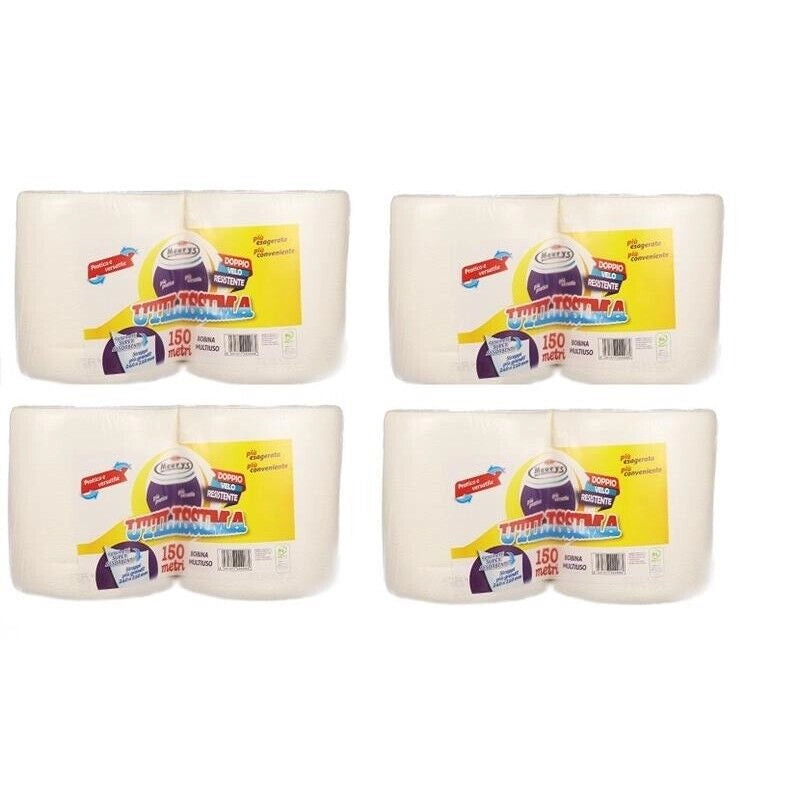 MAURY'S 4 SET DI CONFEZIONI DI BOBINE MULTIUSO UTILISSIMA 2 ROTOLI 150 METRI