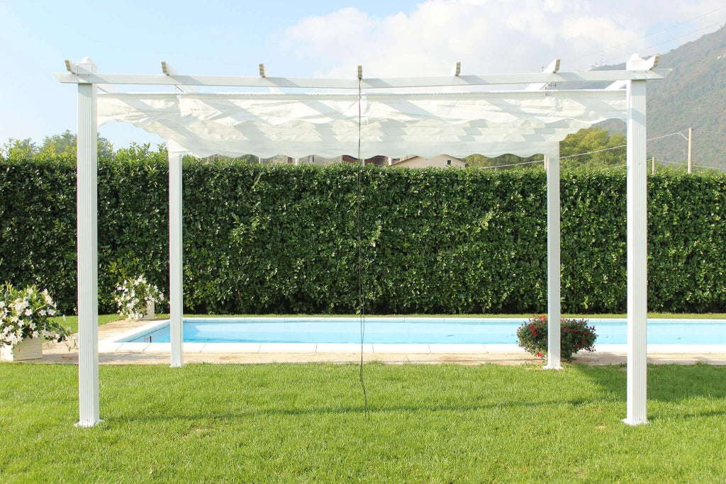 Gazebo da Giardino 3x3 in alluminio poliestere - DRAKE