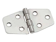 CERNIERE PER NAUTICA A BISCOTTO SIMMETRICHE IN ACCIAIO INOX ART.854- - mm.40x70x1,5 - 24 pezzi ALDEGHI