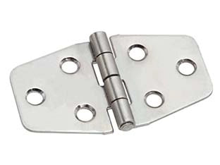 CERNIERE PER NAUTICA A BISCOTTO SIMMETRICHE IN ACCIAIO INOX ART.854- - mm.40x70x1,5 - 24 pezzi ALDEGHI