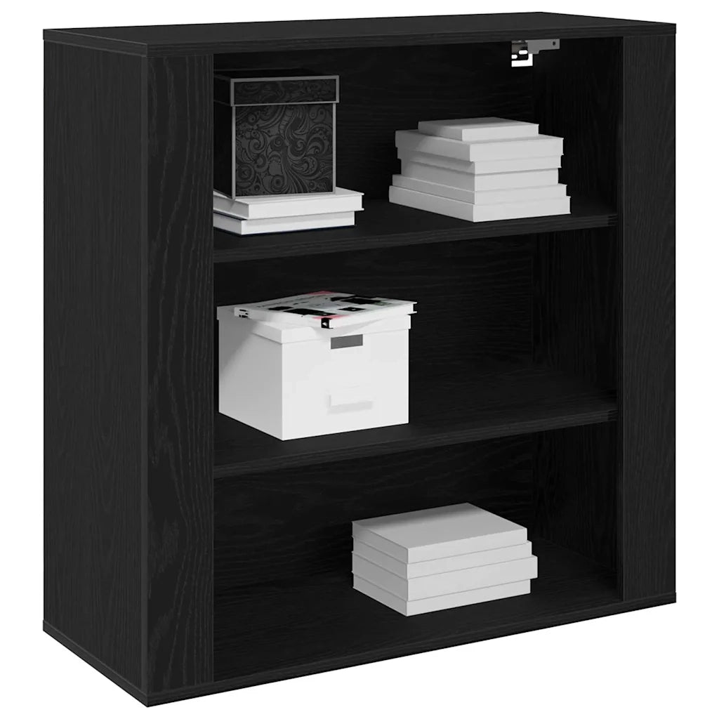 Armadietto a muro Rovere Nero 80 x 33 x 80 cm Legno multistrato 862803