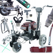 Traccialinee Stradale Elettrica PowerXcellence Striker R – Motore 1500W | 20 MPa | 2.2 L/min | Ugello 215 | Tubo 15 m