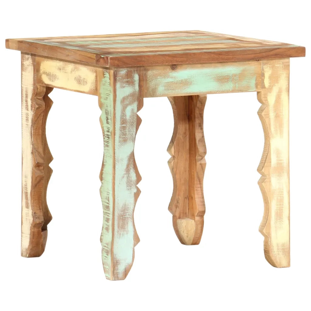 Tavolino da CaffÃ¨ 40x40x40 cm in Legno Massello di Recupero cod mxl 16063