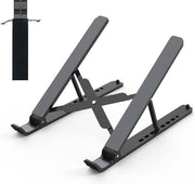 Stand per computer da adattamento per scrivania - Supporto portatile pieghevole per laptop con ventilazione per laptop da 10 a 15,6 pollici