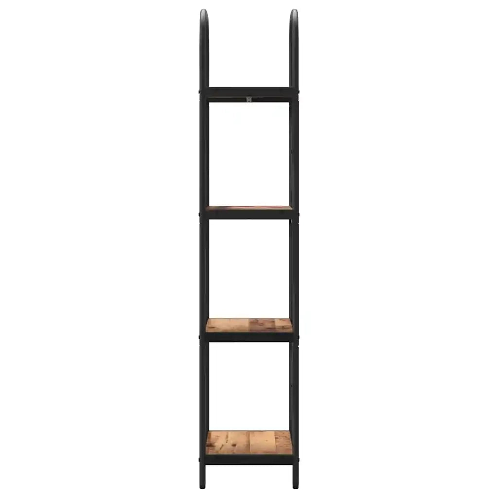 Libreria-Scaffale per Libri-Mobile di Stoccaggio Legno vecchio 40 x 30 x 146 cm Legno multistrato 813153