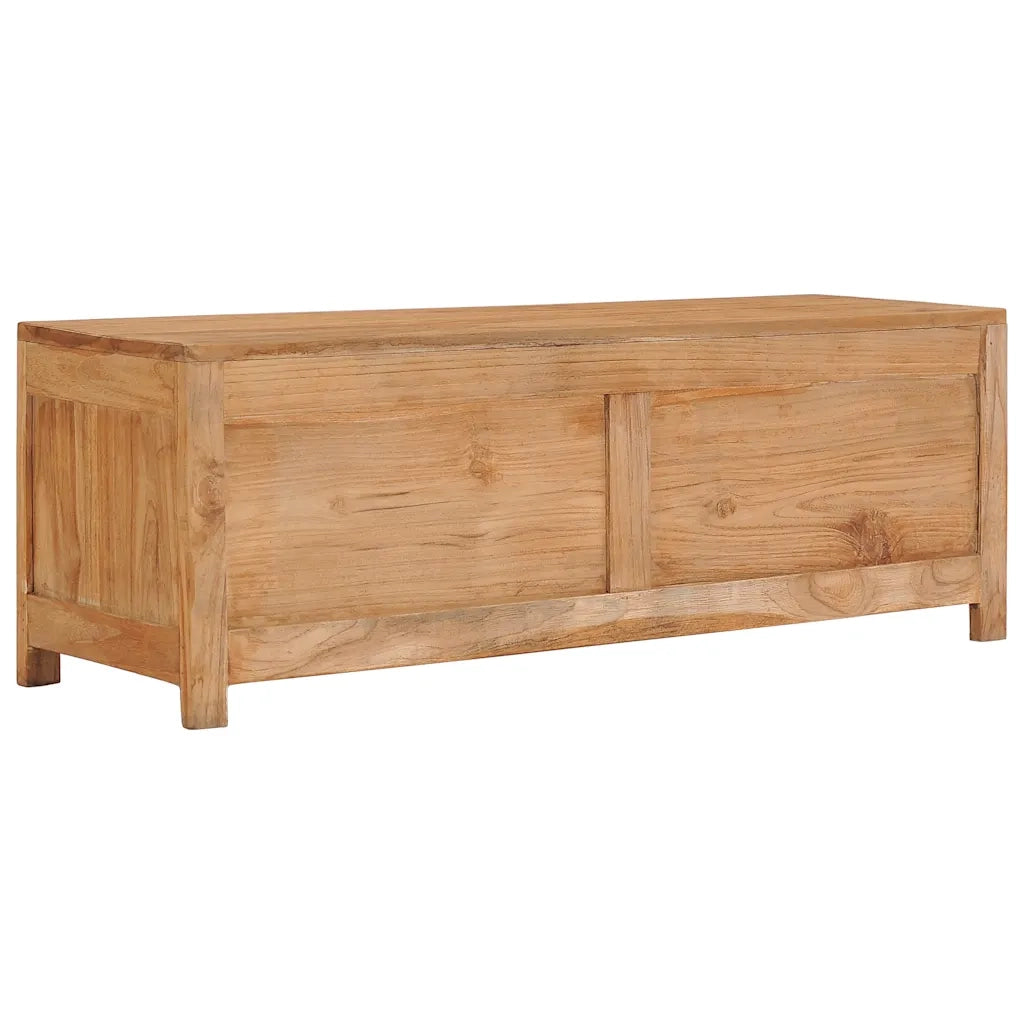 Mobile Porta TV 100x30x35 cm in Legno Massello di Teak 288900