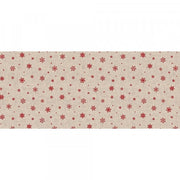 TOVAGLIATO fantasia stella natale 'FESTIVITIES' art. N1E/07 Snowflakes  - BONITA