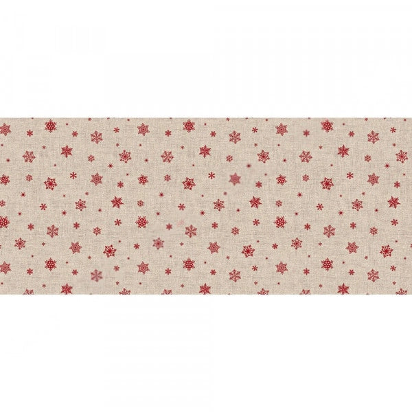 TOVAGLIATO fantasia stella natale 'FESTIVITIES' art. N1E/07 Snowflakes  - BONITA