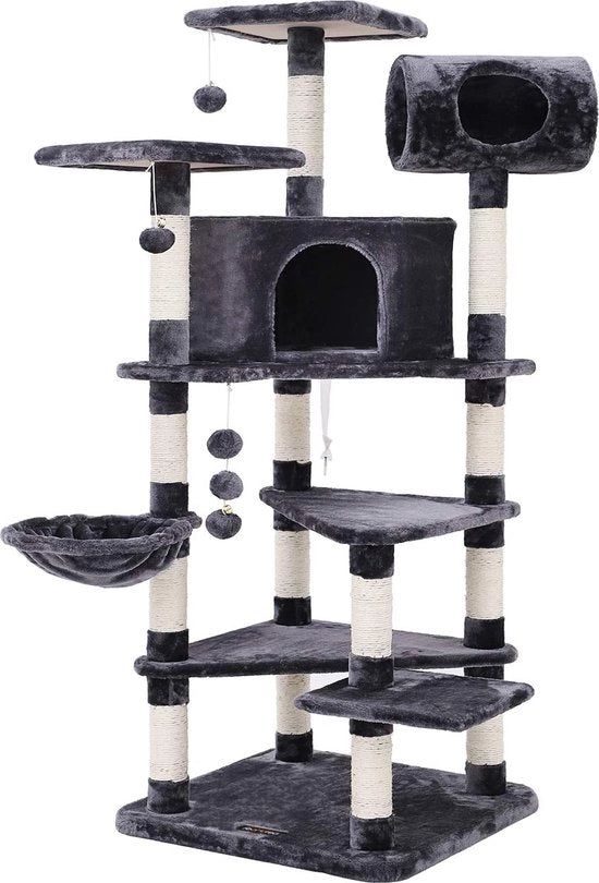 Sistema di gioco per gatti - Albero per gatti - Giocattolo per gatti con graffio