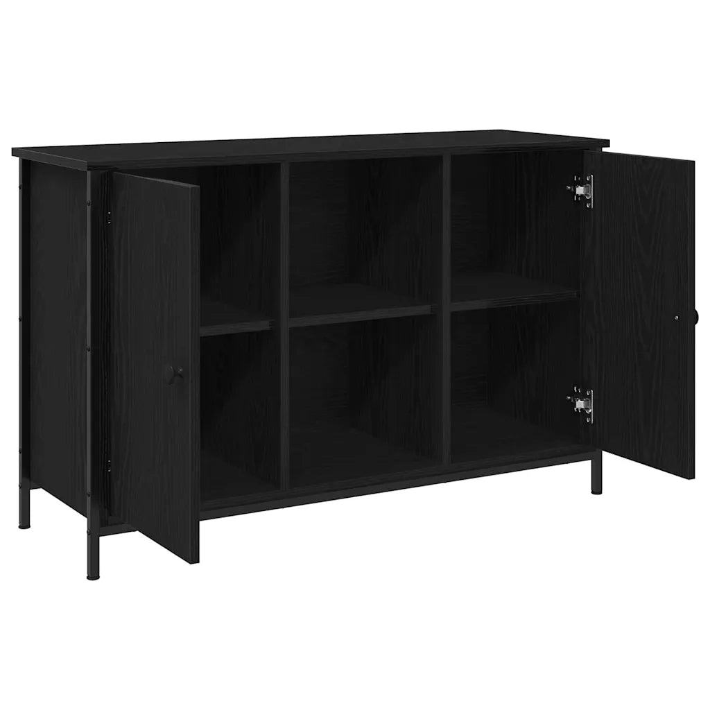 Set mobile TV Rovere Nero 101 x 35 x 65 cm Legno multistrato 862927