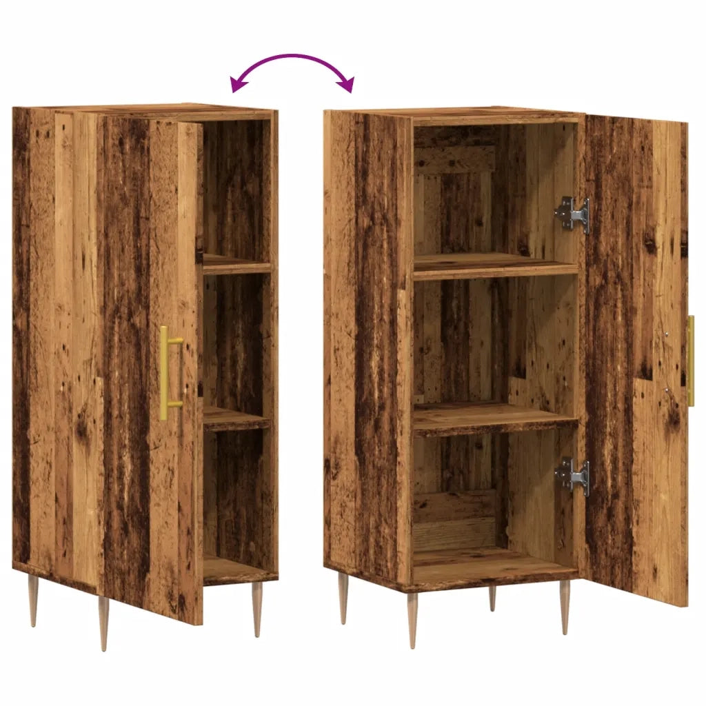 Credenza Legno Antico 34,5x34x90 cm in Truciolato 857183