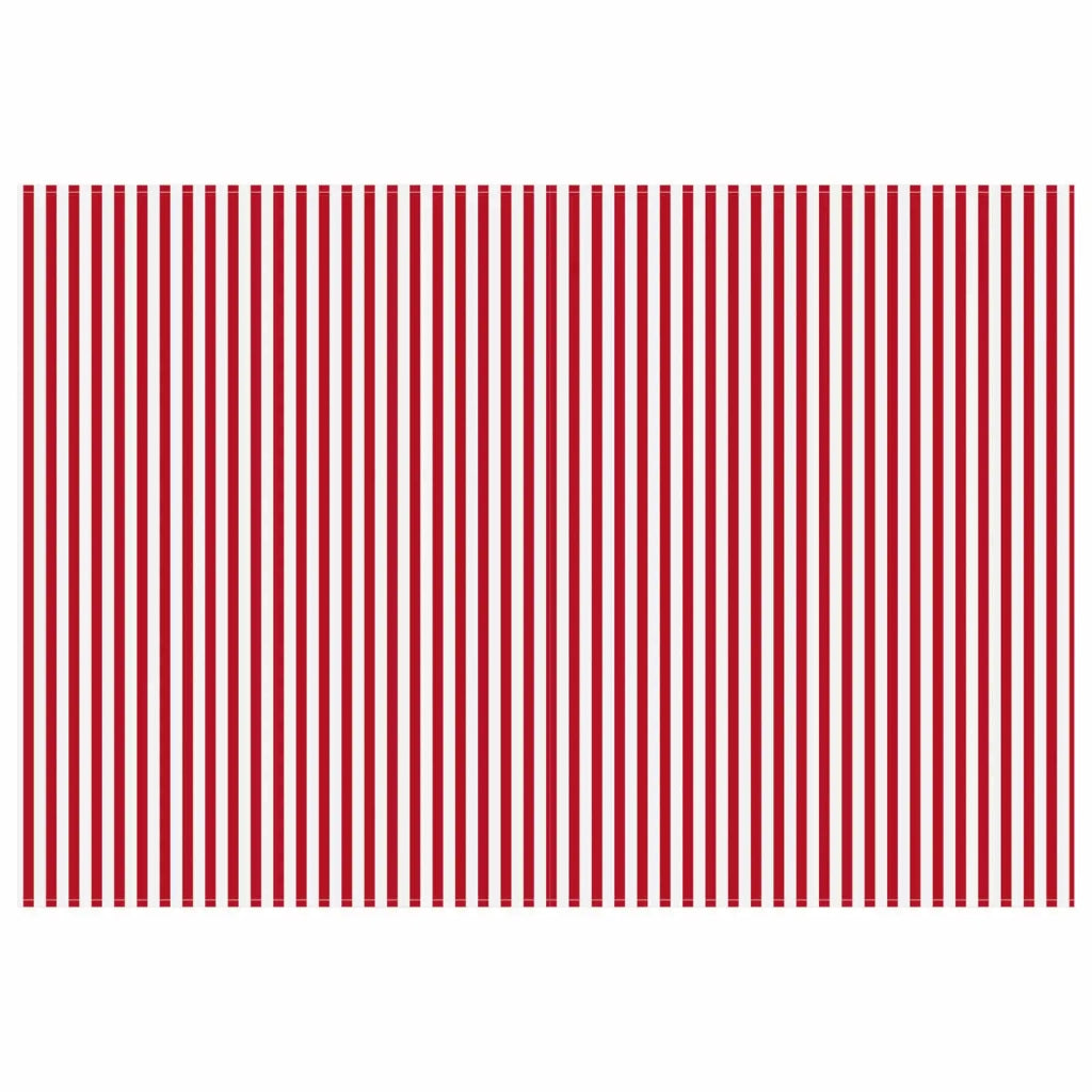 Telo di ricambio per tenda da sole Rosso e Bianco 450 × 300 cm 3444311