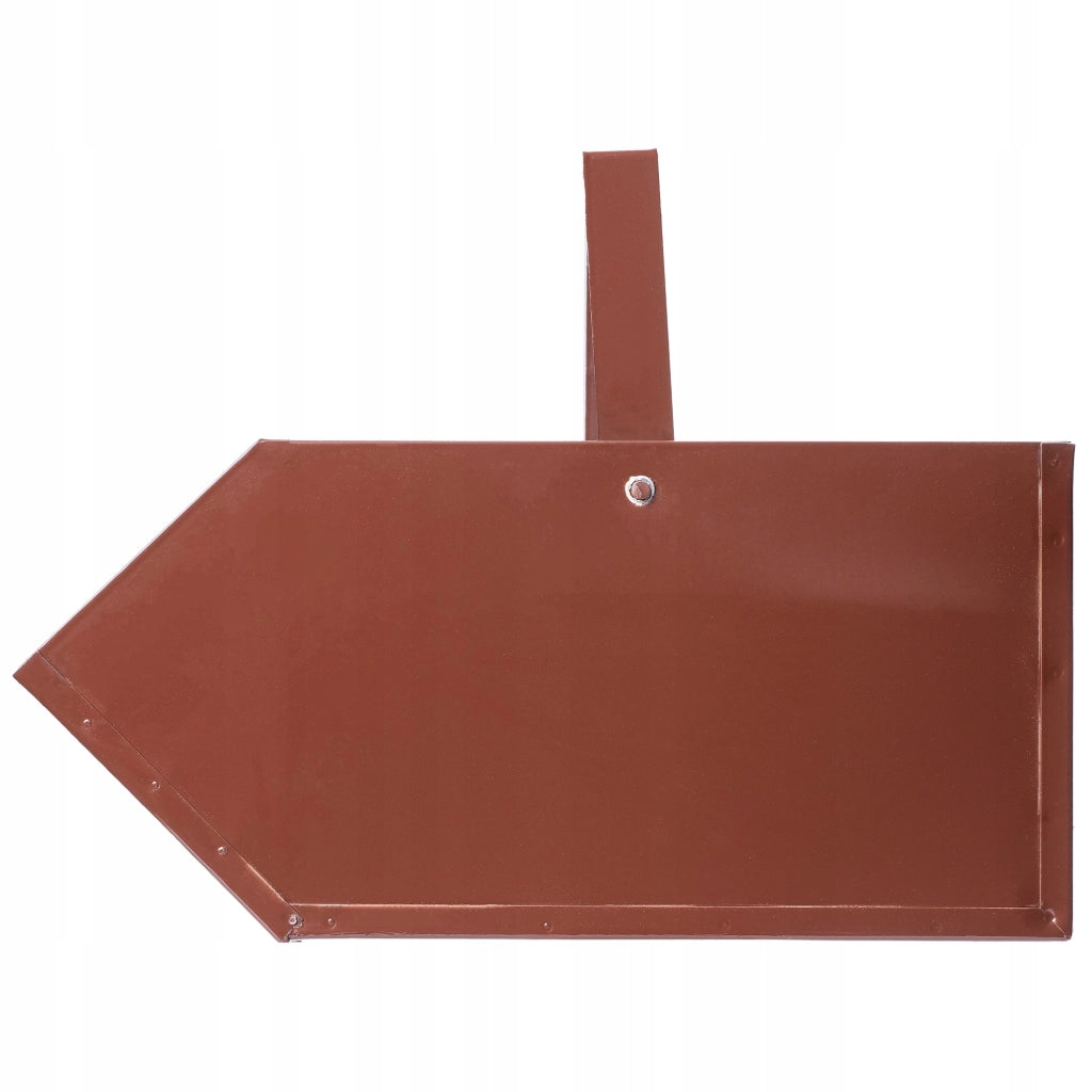 Bruciatore a carbone KADAX per carbone, legna, cenere, bricchette, marrone, grande, 42 x 32 cm