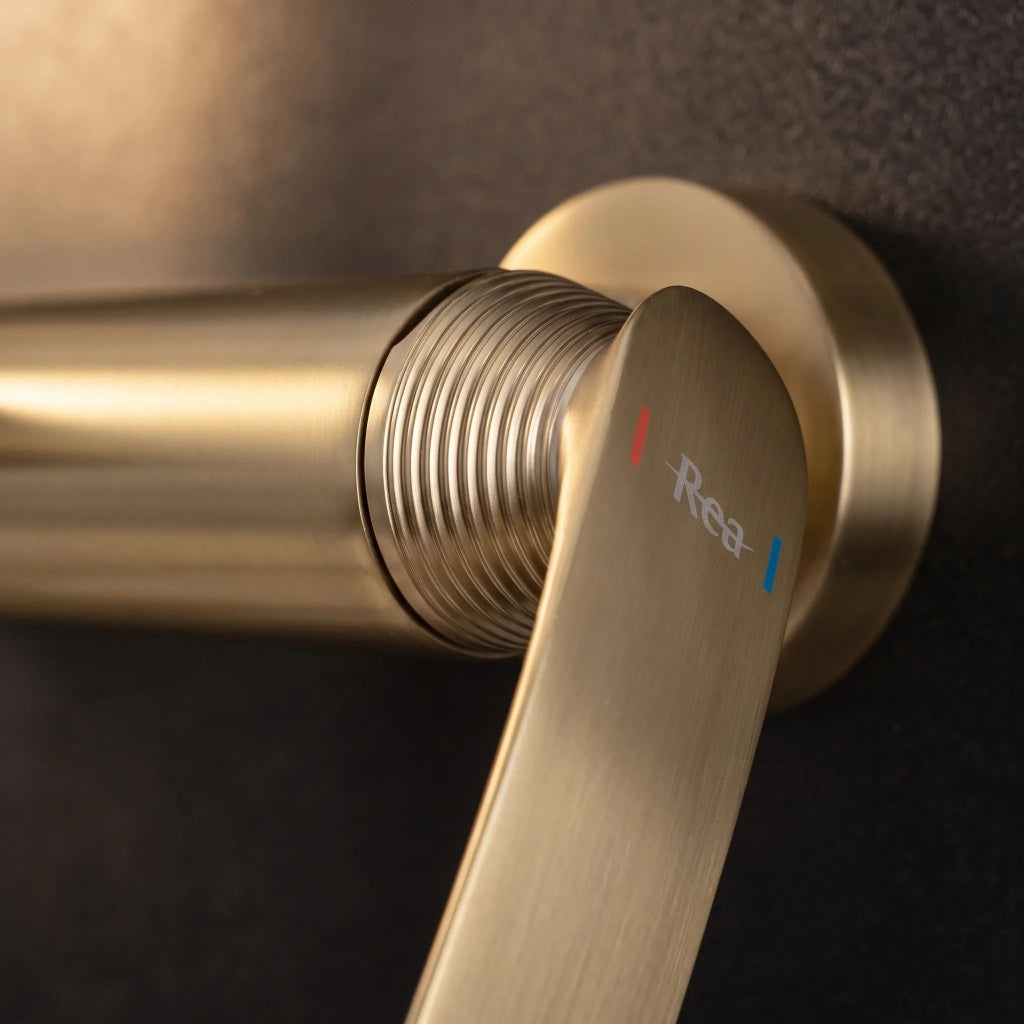 Rubinetto Da Vasca Premium Rea Como Brush Gold